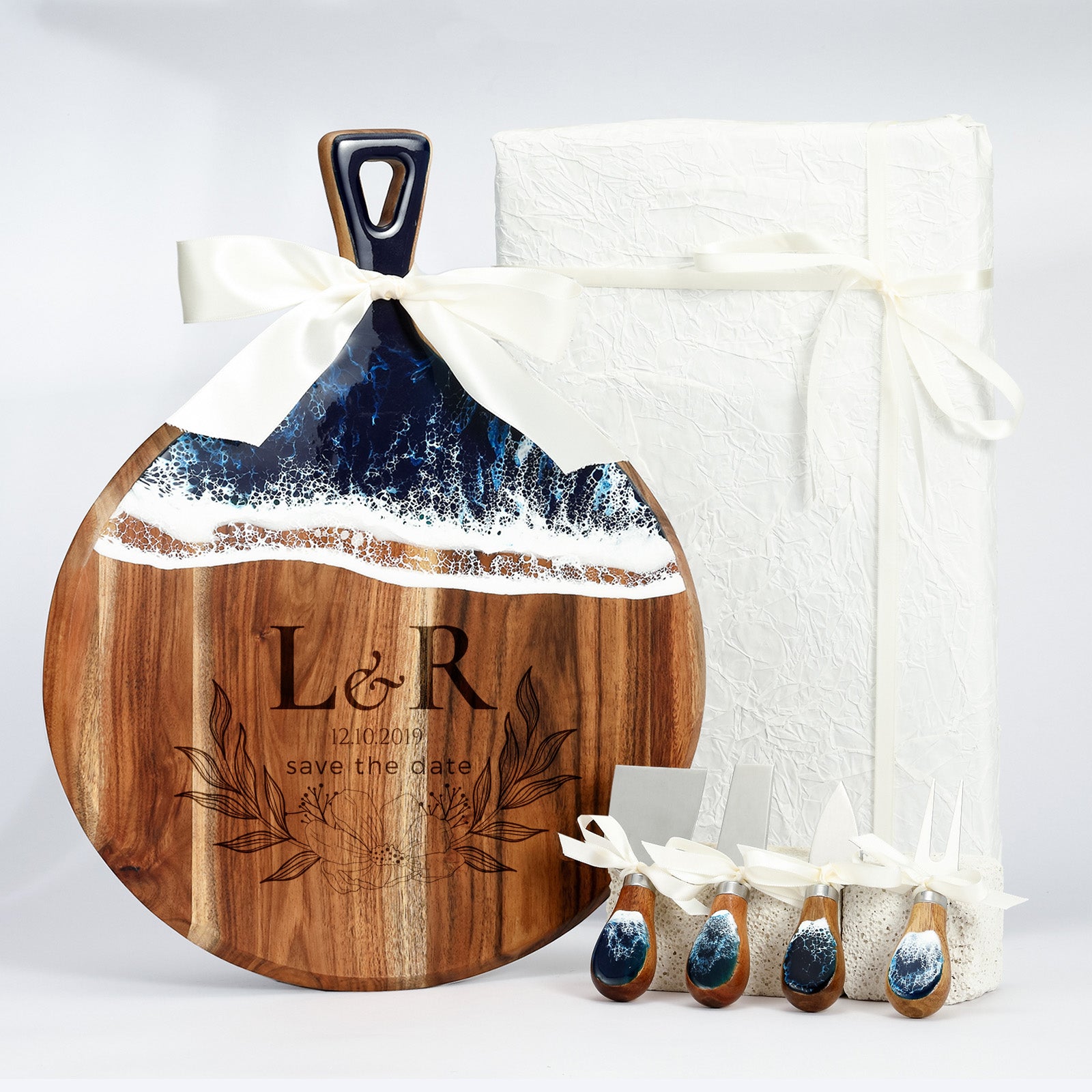 Personalized Engraving Round Cutting Board