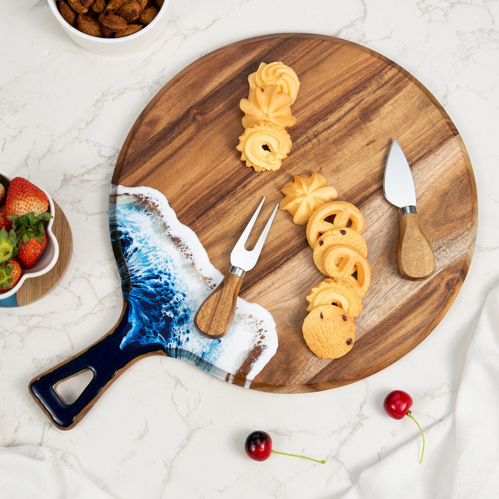 resin charcuterie board