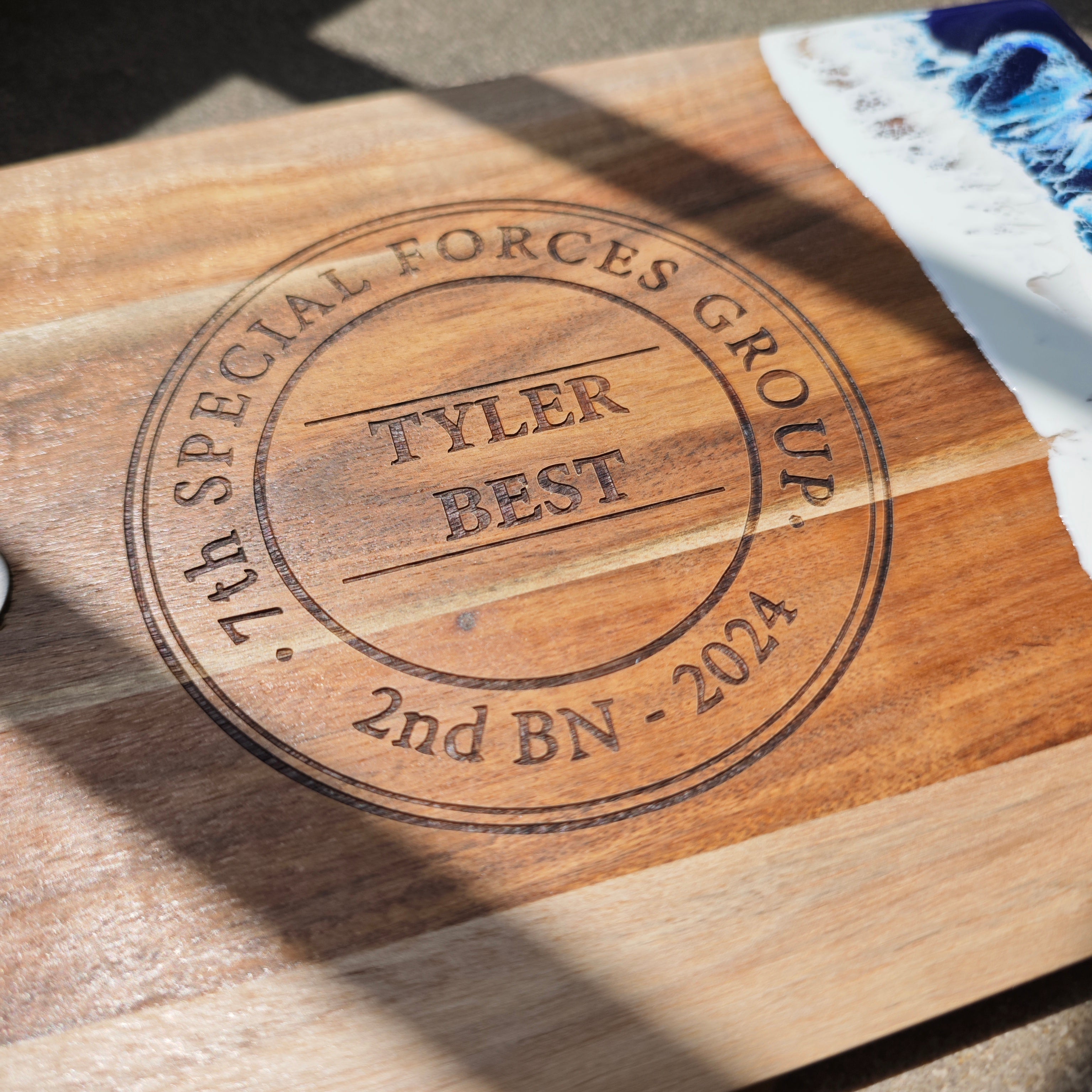 Personalized Small Resin Cutting Board